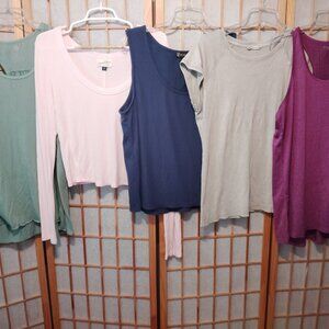 LOT OF 5/$20 WOMENS TOPS SHIRTS TANKS NY & CO UNIVERSAL THREAD FILA ZARA~SIZE XL